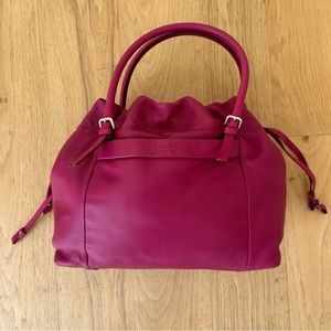 KATE SPADE Westbury Drawstring Opus Berry Shoulder Bag